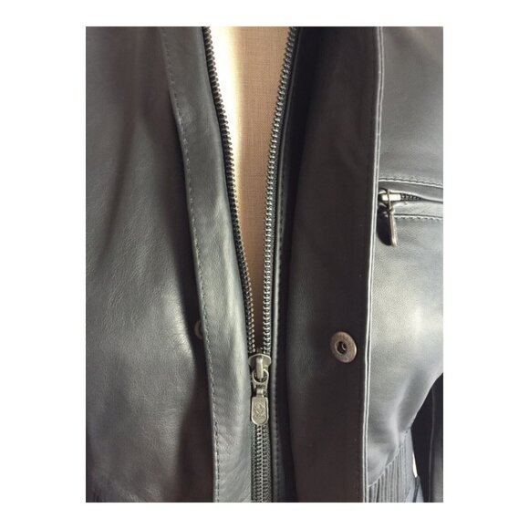 Authentic Belstaff Gold Label Leather “Little Jacket” EU 42 Made In Italy NWT - Picture 11 of 12